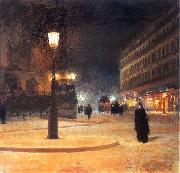 Ludwik de Laveaux Parisian Opera at night. china oil painting artist